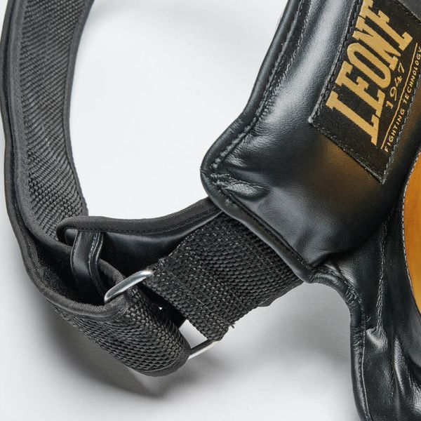 Leone Power Line protector de muslos profesional, negro