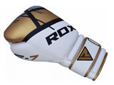 RDX F7 guantes de boxeo, blanco-dorado