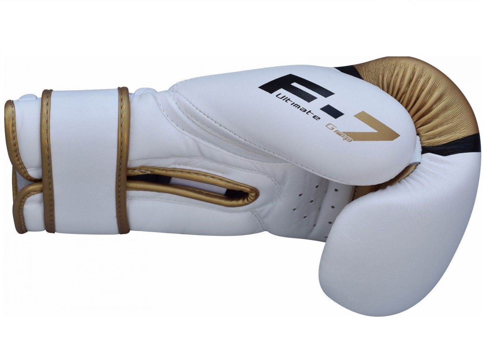 RDX F7 guantes de boxeo, blanco-dorado