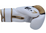 RDX F7 guantes de boxeo, blanco-dorado