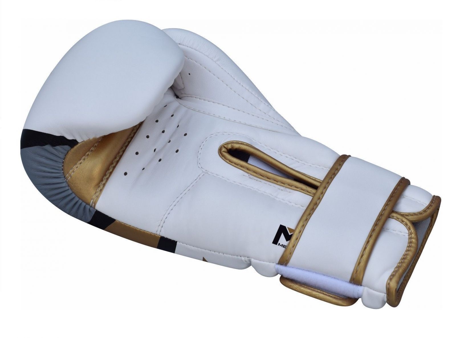 RDX F7 guantes de boxeo, blanco-dorado