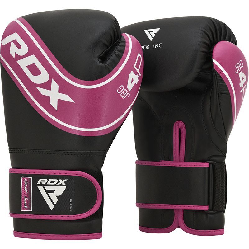 RDX guantes de boxeo infantiles, rosa-negro