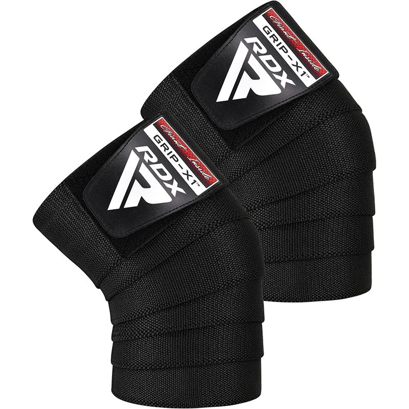 RDX K1 vendajes de rodilla, negro