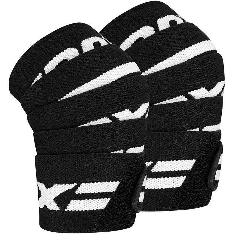 RDX vendaje de rodilla, negro