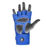 RDX Aura Plus T-17 guantes de grappling, azul-negro