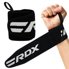 RDX vendajes de muñeca profesionales para gimnasio, negros