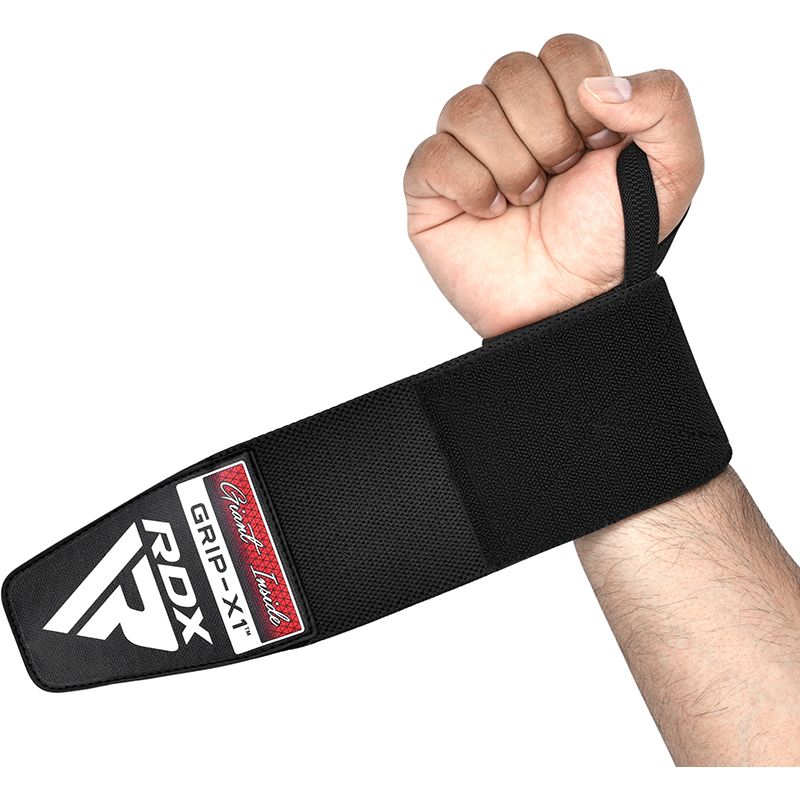 RDX W3 vendajes de muñeca para gimnasio, negro