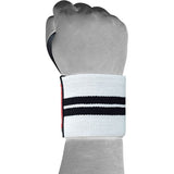 RDX Plus vendajes de muñeca para gimnasio, negro-blanco