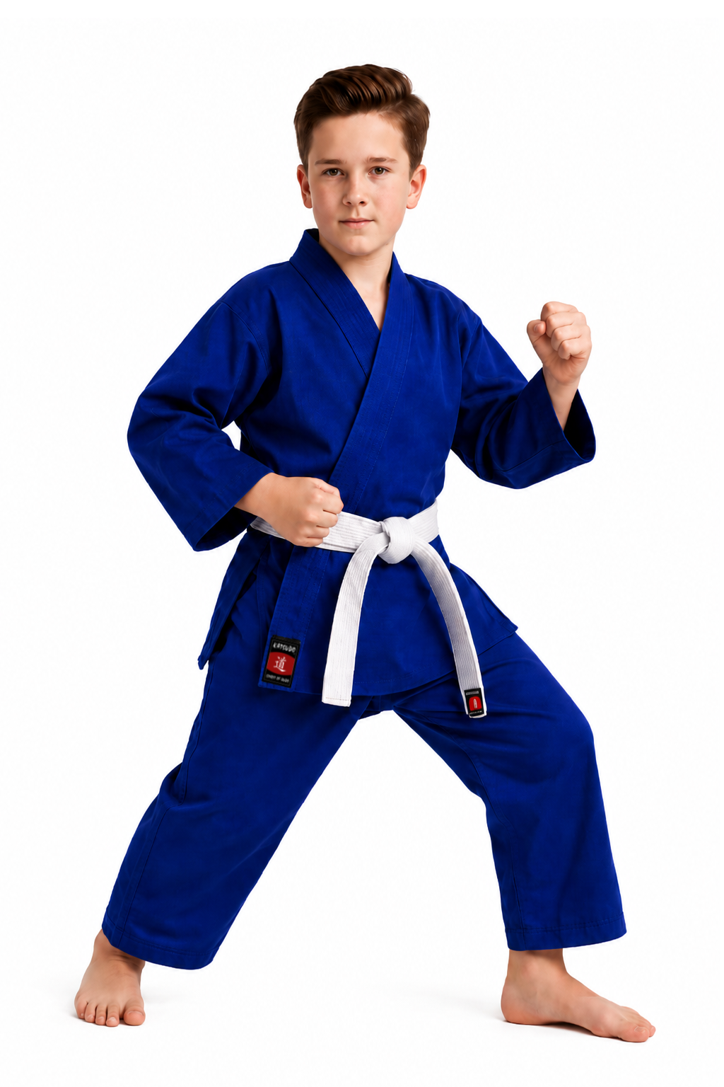 Katsudo Rei kimono de judo infantil 350g, azul