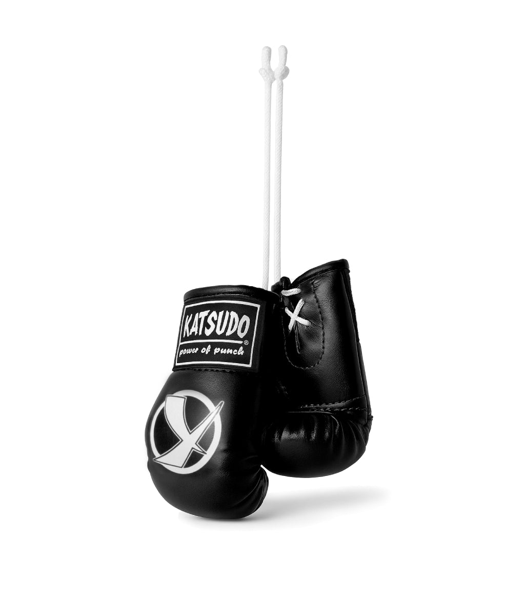 Katsudo Miniglo 2.0 miniatura de guantes de boxeo, negra