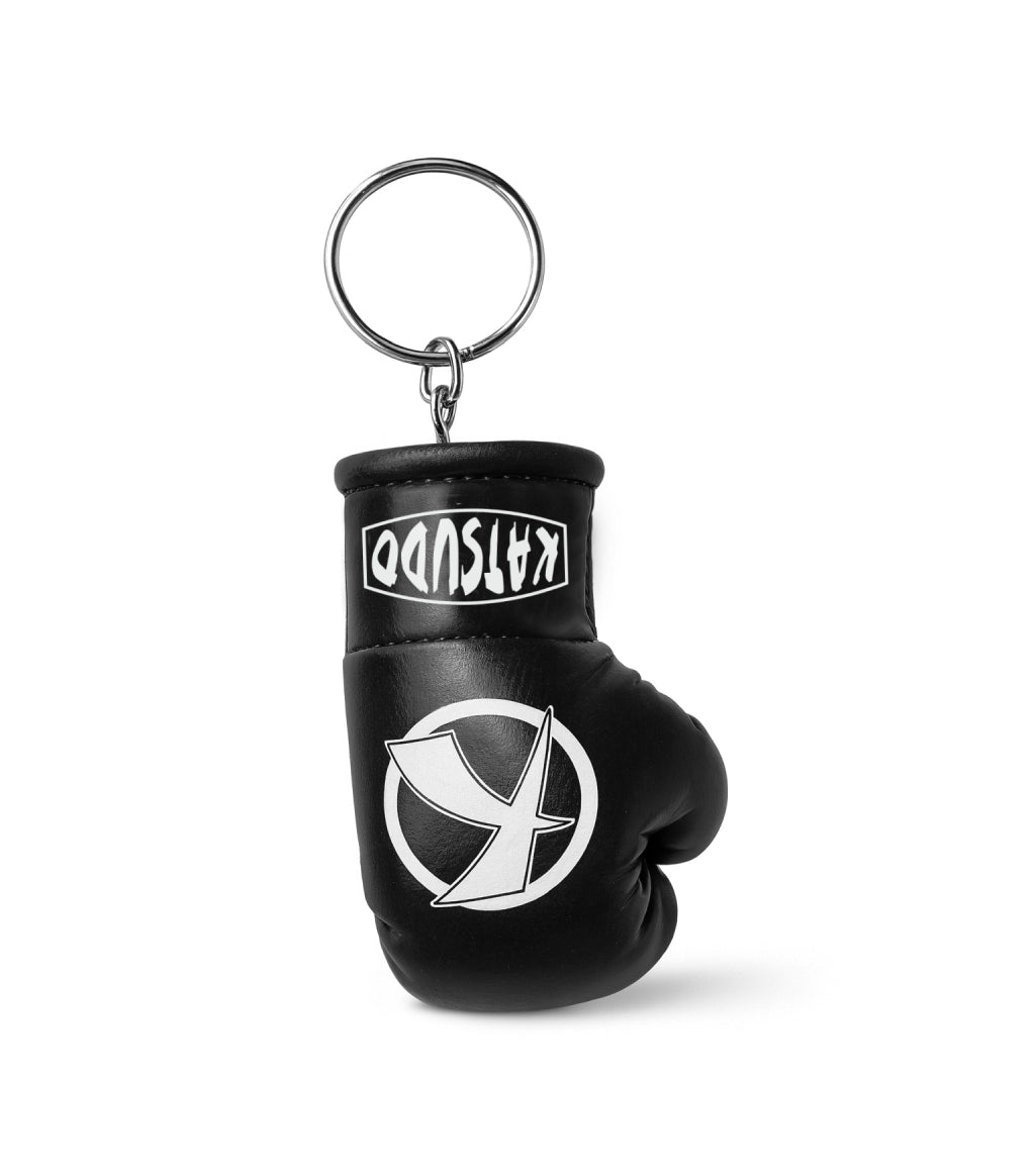 Katsudo Keyglo llavero mini guante de boxeo, negro