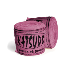 Katsudo Path venda de boxeo elástica, rosa