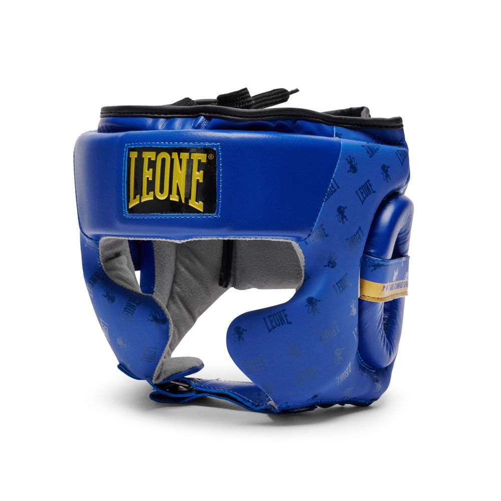 Leone DNA casco de boxeo de entrenamiento, azul