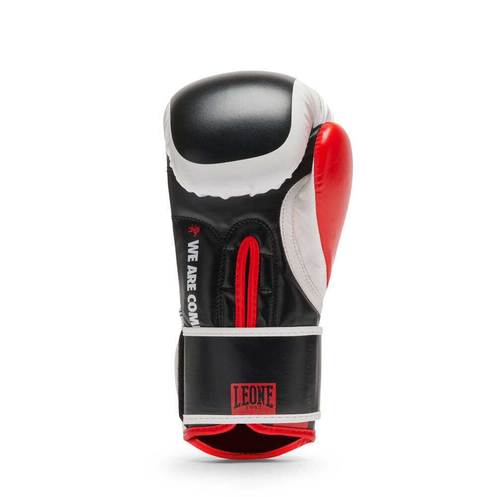 Leone Wacs guantes de boxeo, negros
