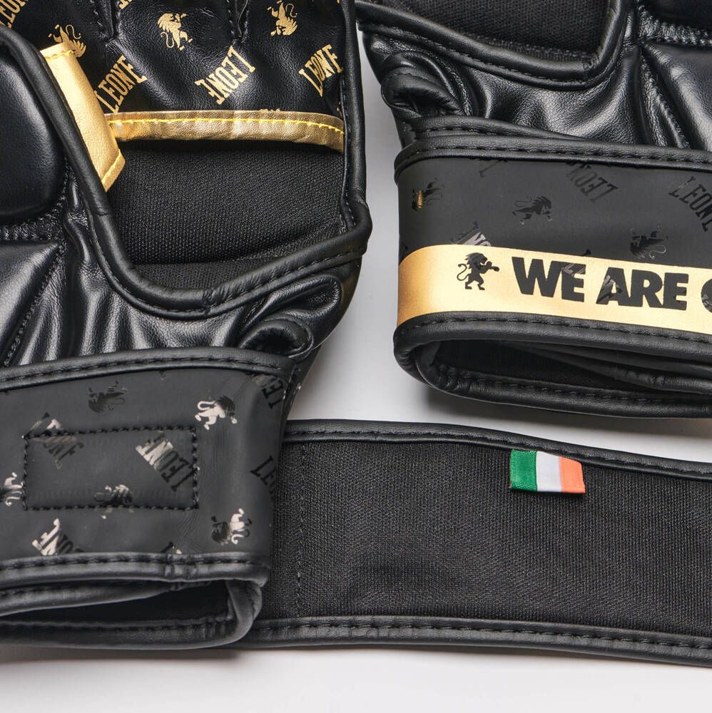 Leone DNA guantes MMA, negros