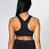 Leone Camo top para mujer, negro