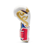Leone Thai Style guantes de boxeo, blancos