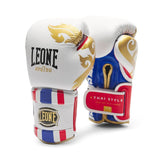 Leone Thai Style guantes de boxeo, blancos