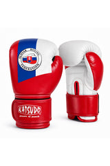 Katsudo SBF guantes de boxeo de competición, rojos