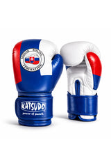 Katsudo SBF guantes de boxeo de competición, azules