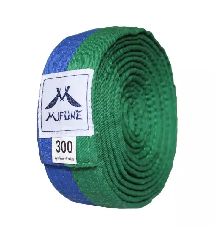 Katsudo Master cinturón obi, verde-azul
