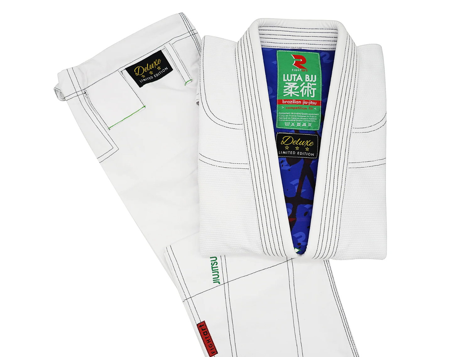 Fight Art Luta BJJ kimono 450g, blanco