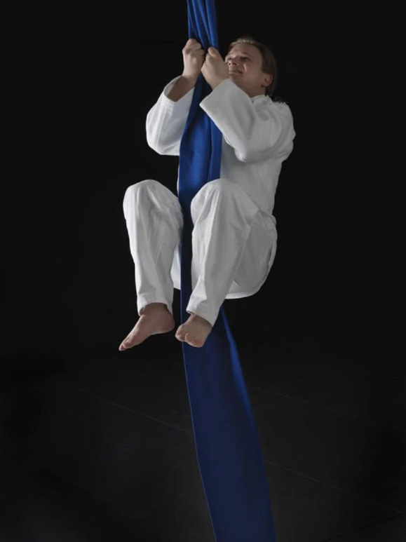 Moskito manga para trepa, azul