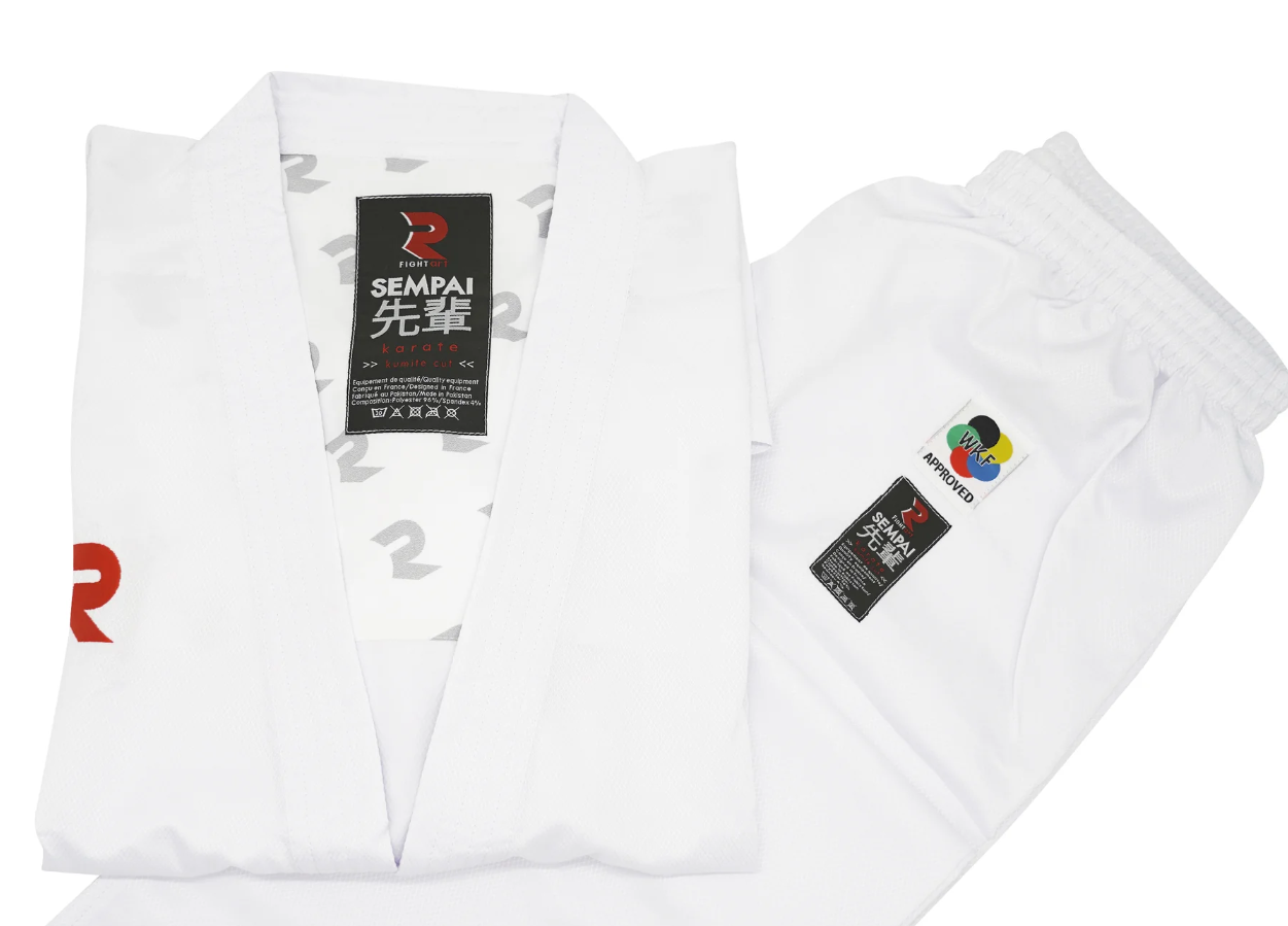 Fight Art Sempai WKF KA kimono 120g, blanco