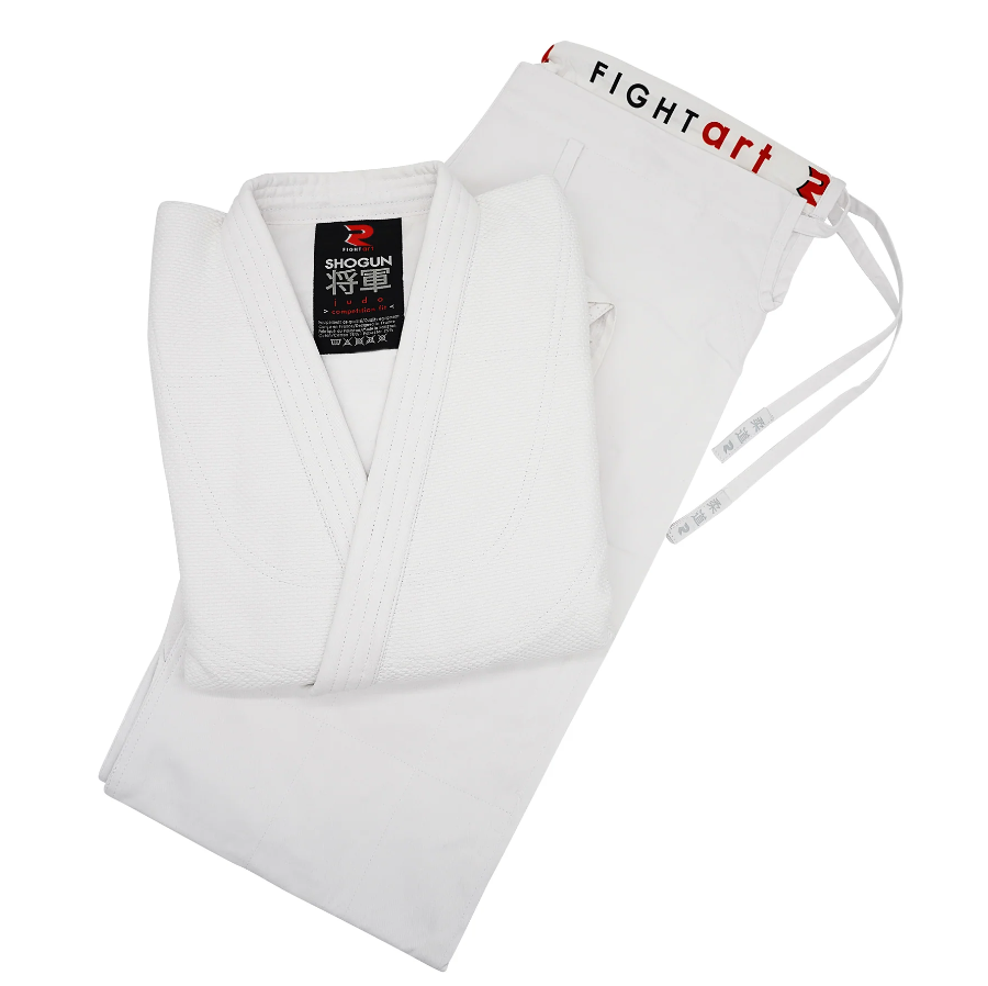 Fight Art Shogun IJF JU kimono 730g, blanco