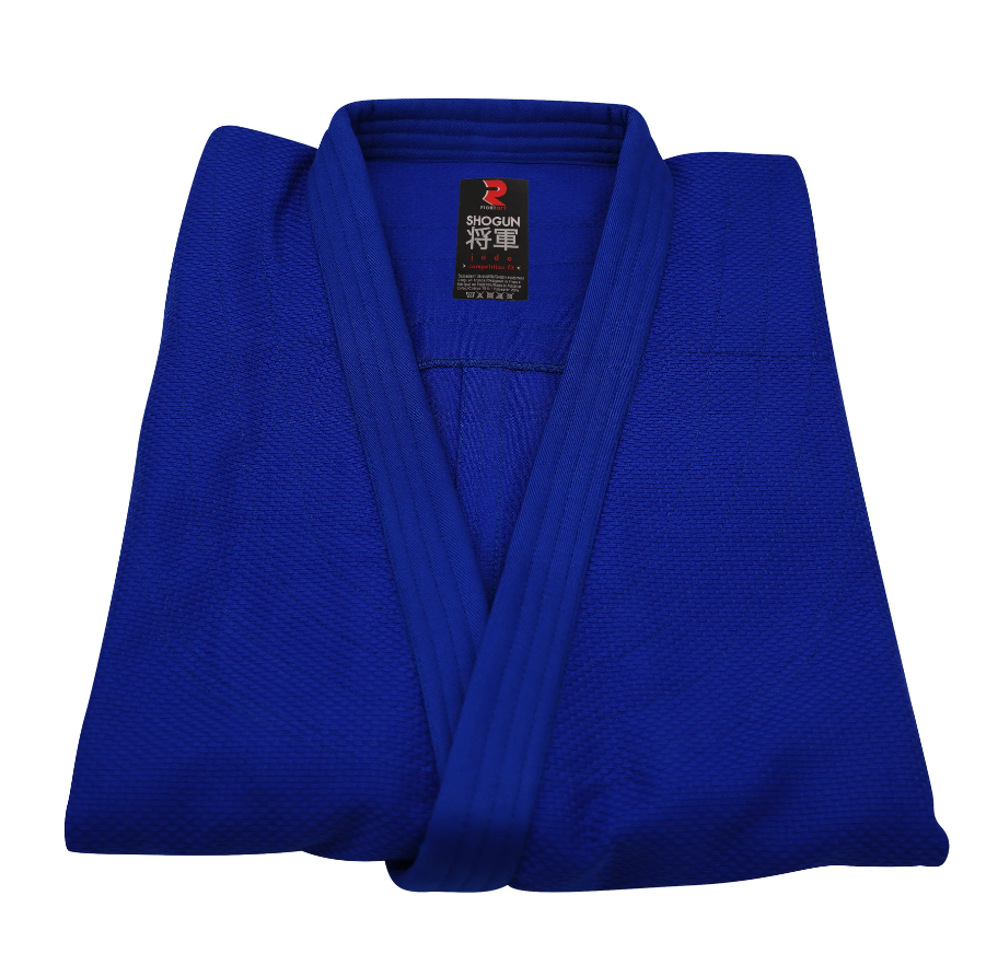 Fight Art Shogun IJF Slim Fit JU kimono 730g, azul