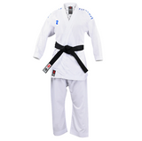 Fight Art Sempai WKF KA kimono 120g, caracteres azules