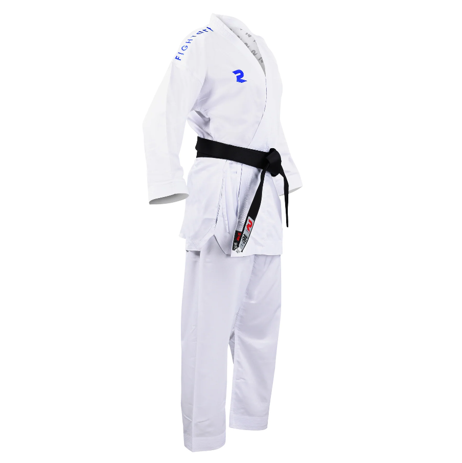 Fight Art Sempai WKF KA kimono 120g, caracteres azules