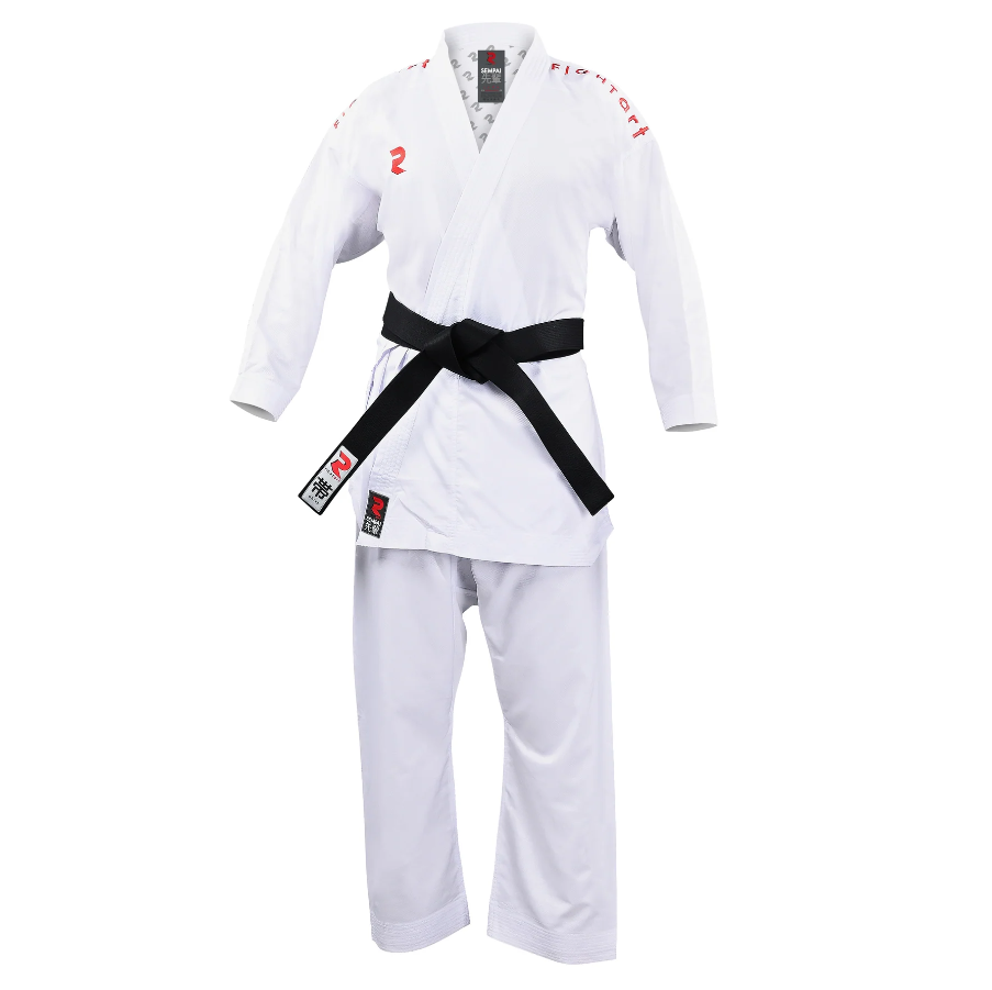 Fight Art Sempai WKF KA kimono 120g, caracteres rojos