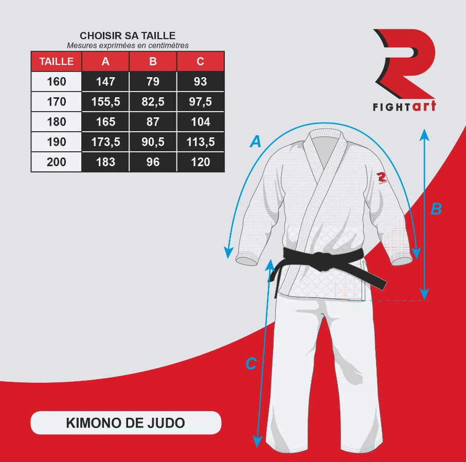 Fight Art Bushi JU kimono 450g, azul