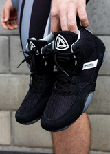 La Sport zapatillas de lucha, negras