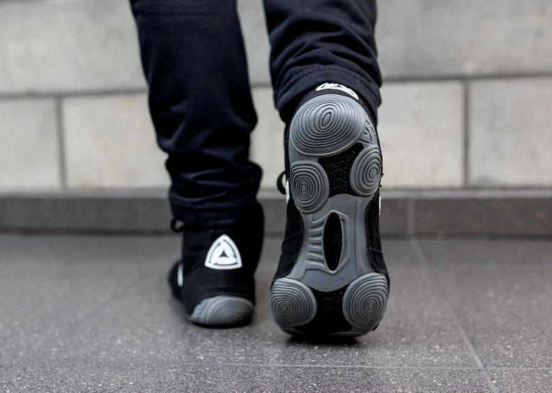 La Sport zapatillas de lucha, negras