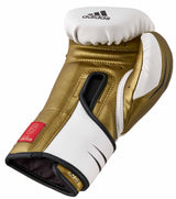 Adidas SPEED TILT 350V Pro boxerské rukavice, bielo-zlatá