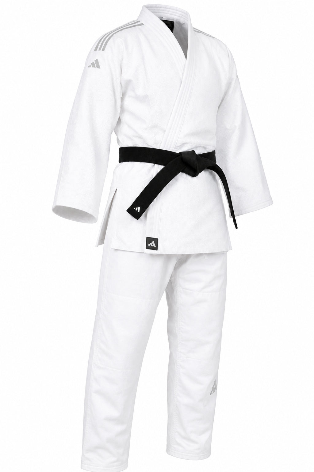 Adidas Contest Silver JU kimono 650g, blanco