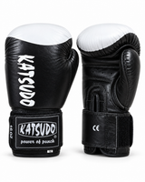 Katsudo Champ III guantes de boxeo con diana, negros