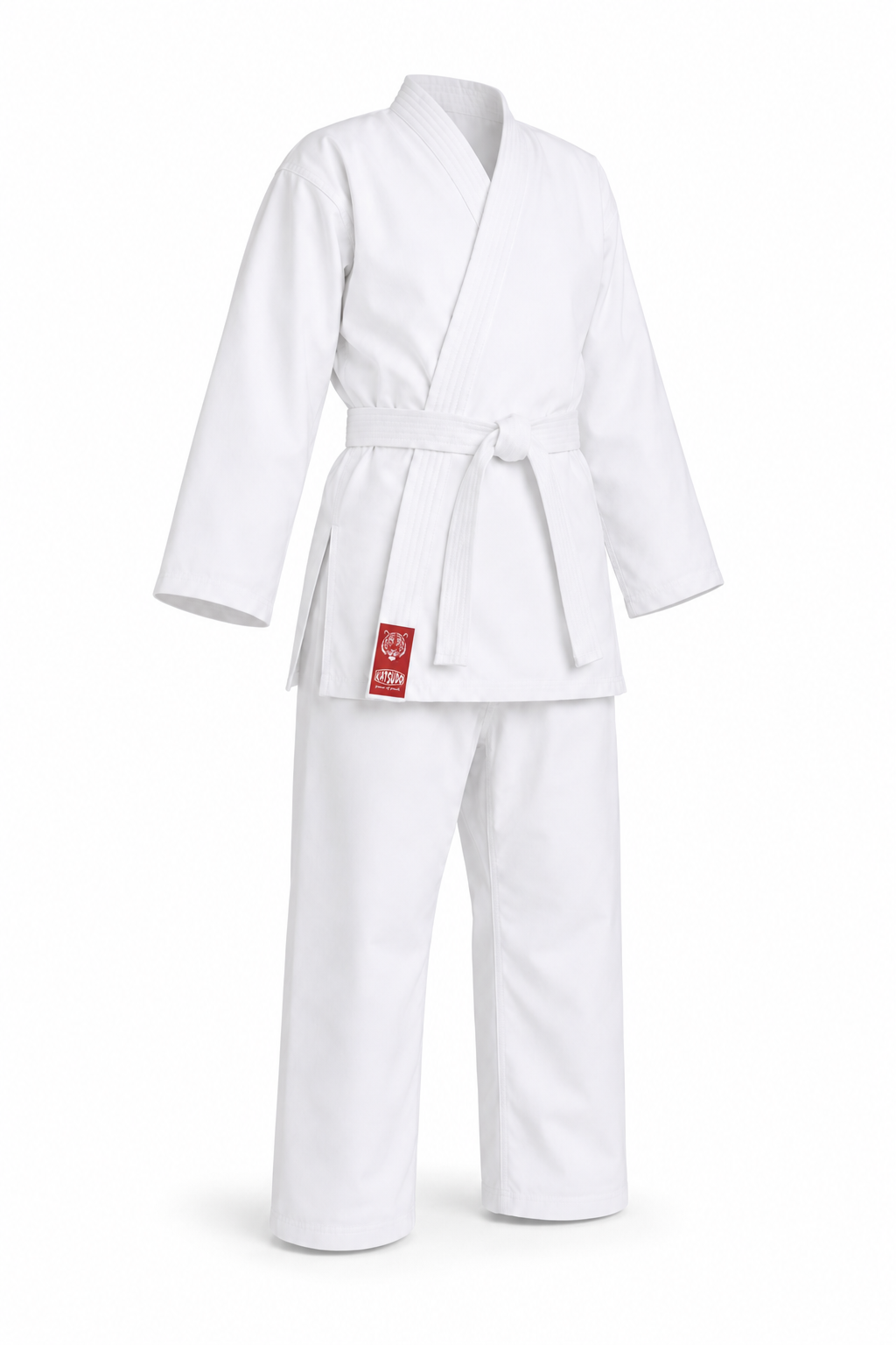 Katsudo Tiger kimono de karate, blanco