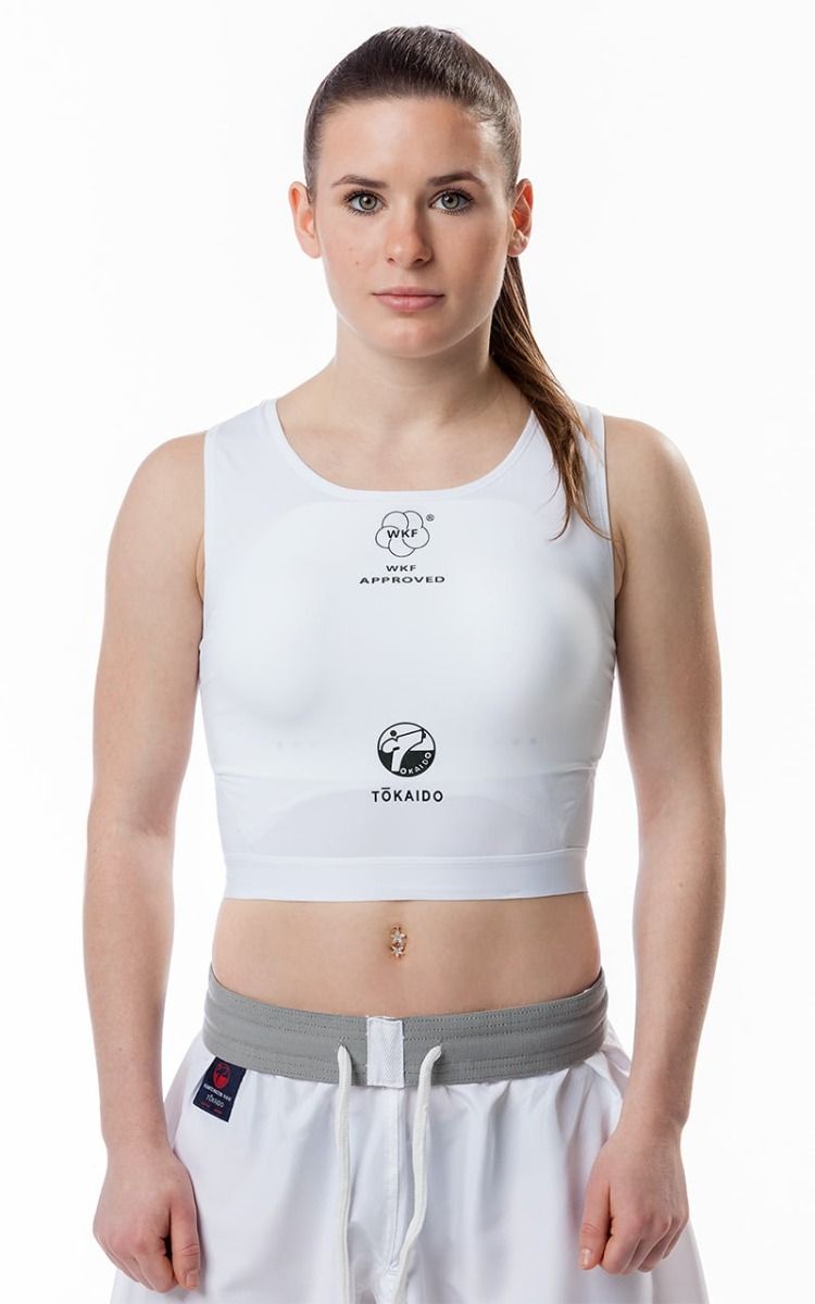 Tokaido camiseta para protector de pecho, blanca