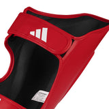 Adidas Wako protector de espinillas y empeine, rojo