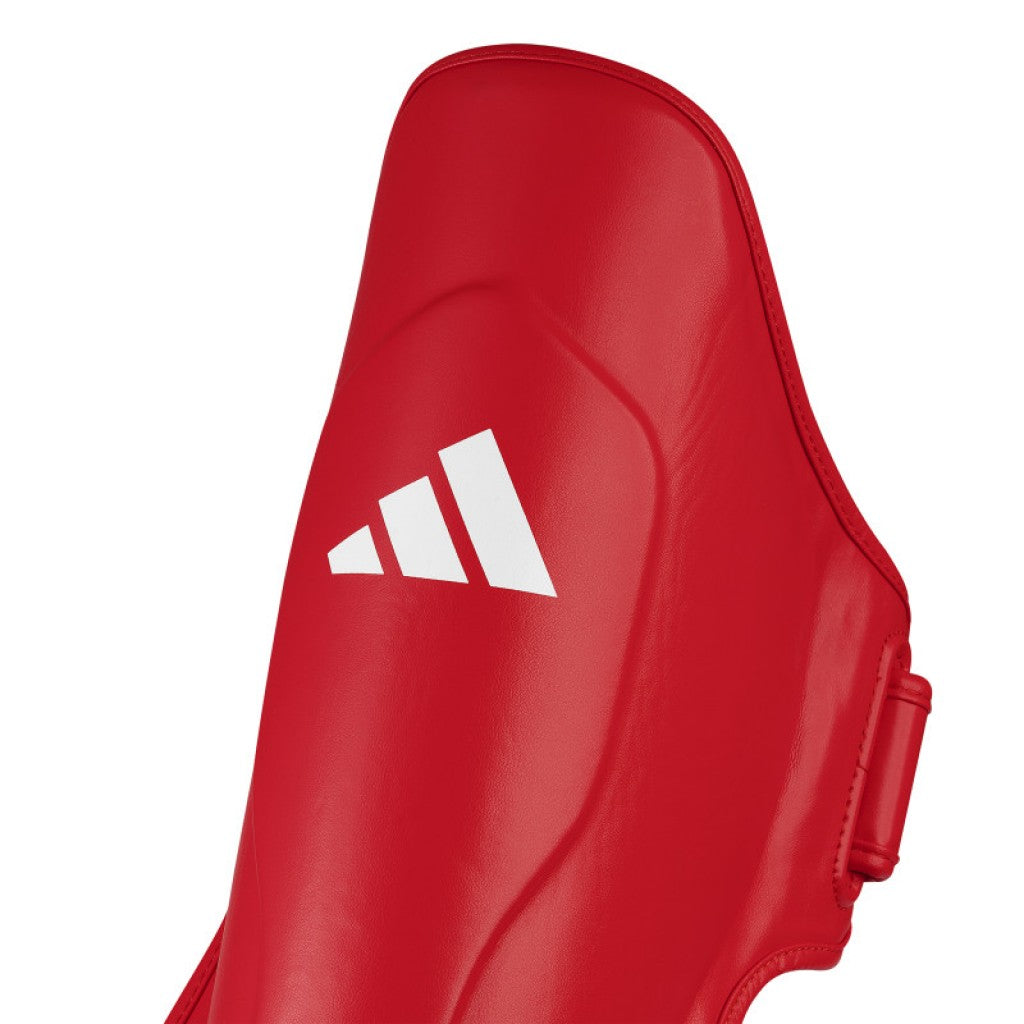 Adidas Wako protector de espinillas y empeine, rojo