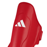 Adidas Wako protector de espinillas y empeine, rojo