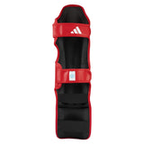 Adidas Wako protector de espinillas y empeine, rojo