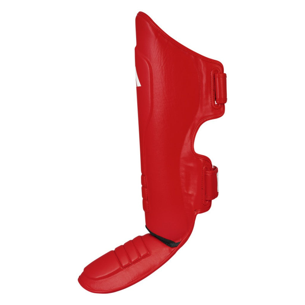 Adidas Wako protector de espinillas y empeine, rojo