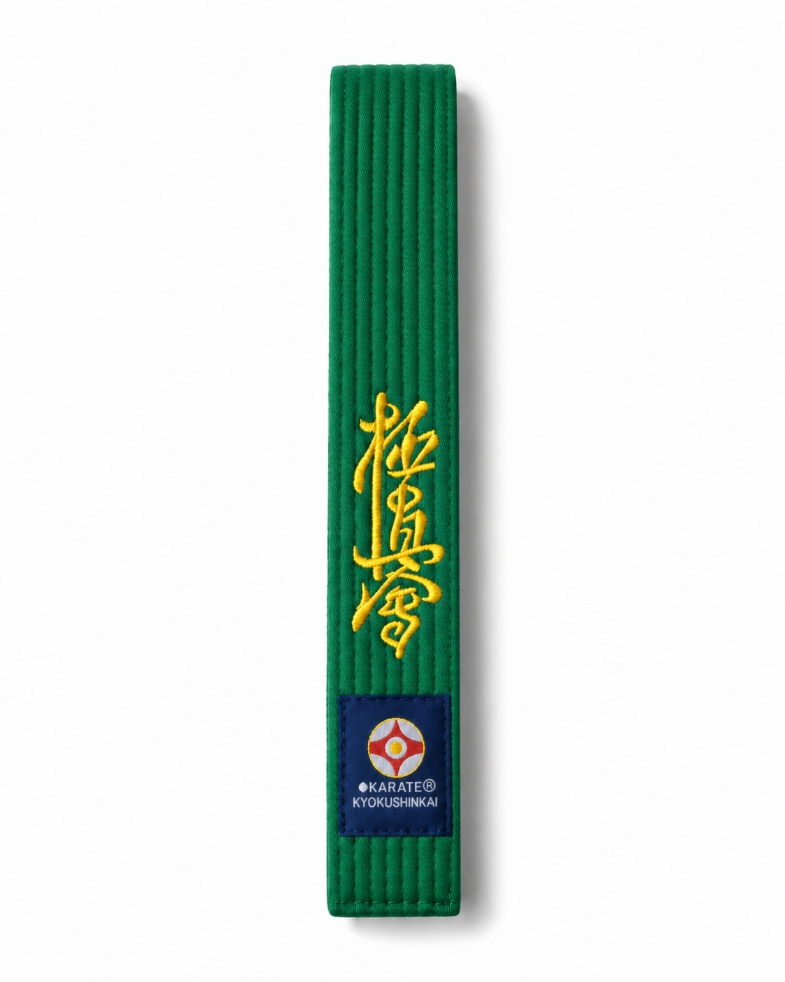 Katsudo cinturón de karate Kyokushin, verde