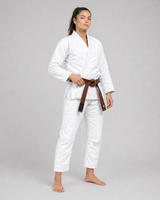 Katsudo Yori kimono de Jiu Jitsu para mujer 550g, blanco